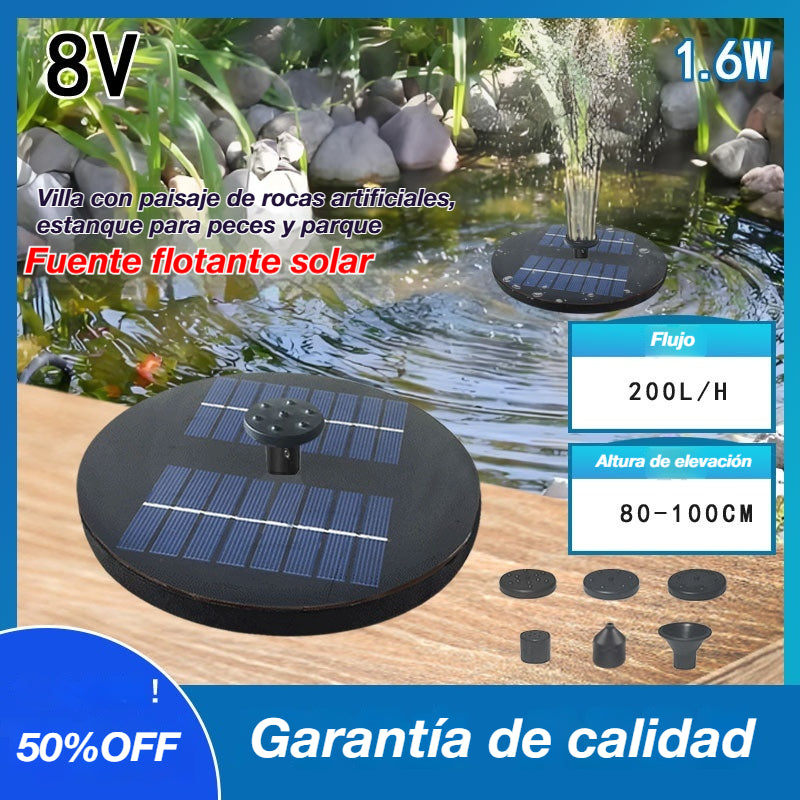 Compra 1 y llévate 1 gratis💥Fuente de agua alimentada por energía solar