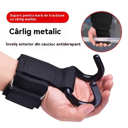 💪【Cumpără 1, primești 1 gratuit】🔥Super Valoare🔥Suport pentru încheietura mâinii Hook - Suport auxiliar pentru încheietura mâinii pentru fitness și sport