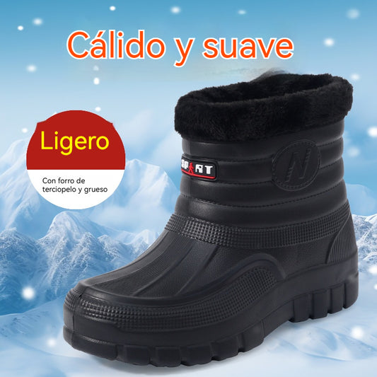 ♥️♥️【Novedad】Botas de nieve y para exteriores para hombre, cálidas e impermeables