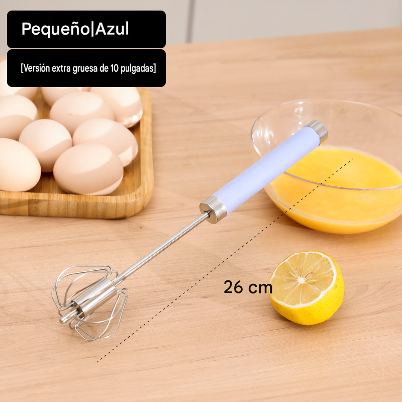 🔥Compre 1 y obtenga 1 gratis🥚👩‍🍳🍳Batidor de huevos semiautomático de acero inoxidable
