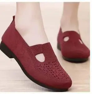 -40% OFF【Tallas 35-41】Zapatos planos cómodos y transpirables para el verano, adecuados para personas de mediana edad y mayores.