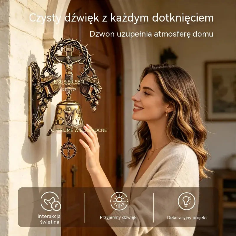🔔Symbol wiary i nadziei dla Twojego domu! — Dzwonek ścienny „Triumph”