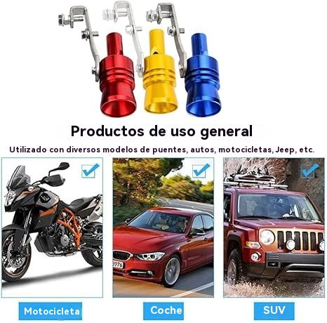 【Compra 1 y recibe 1 gratis】Silbato de escape turboalimentado: fácil de instalar y quitar, duradero