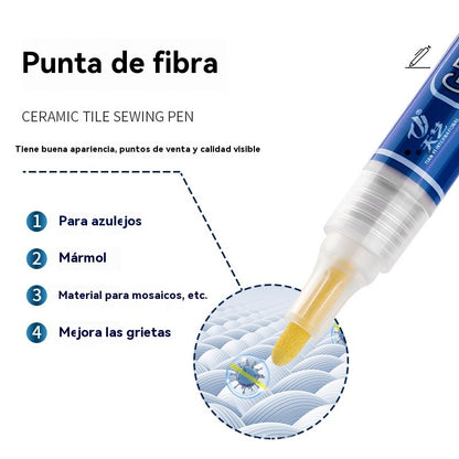 【Compra 1 y llévate 3 gratis】🔥Lápiz para lechada de baldosas de cerámica resistente al moho y al agua