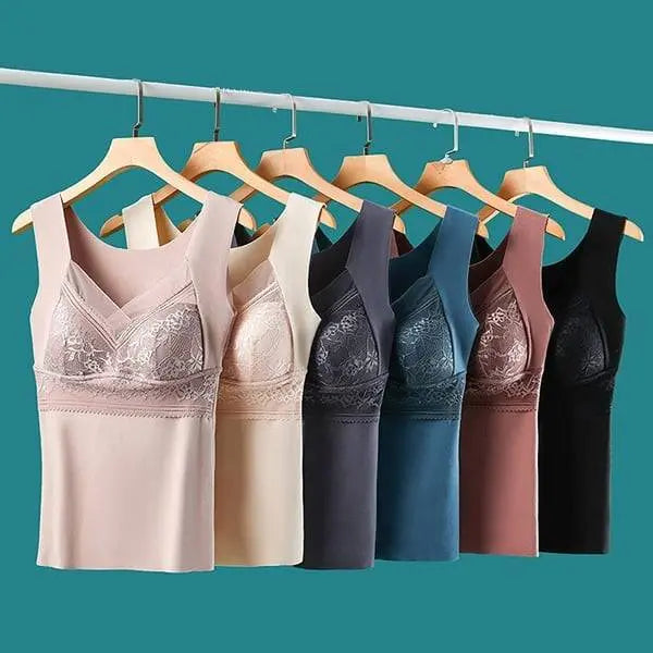 🔥Compra 1 y llévate 1 gratis❤️【L-4XL】Sujetador de encaje estilo camisola con un diseño de espalda exquisito; eleva y recoge eficazmente el busto para evitar la flacidez ✅【Recomendado por médicos】
