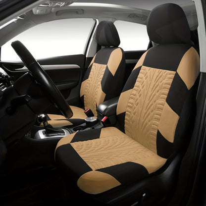🚗🚗【50% de descuento 🔥】Juego de fundas universales para asientos de coche 2026 modernas, piel suave, 2 piezas ✅️ Pago contra reembolso
