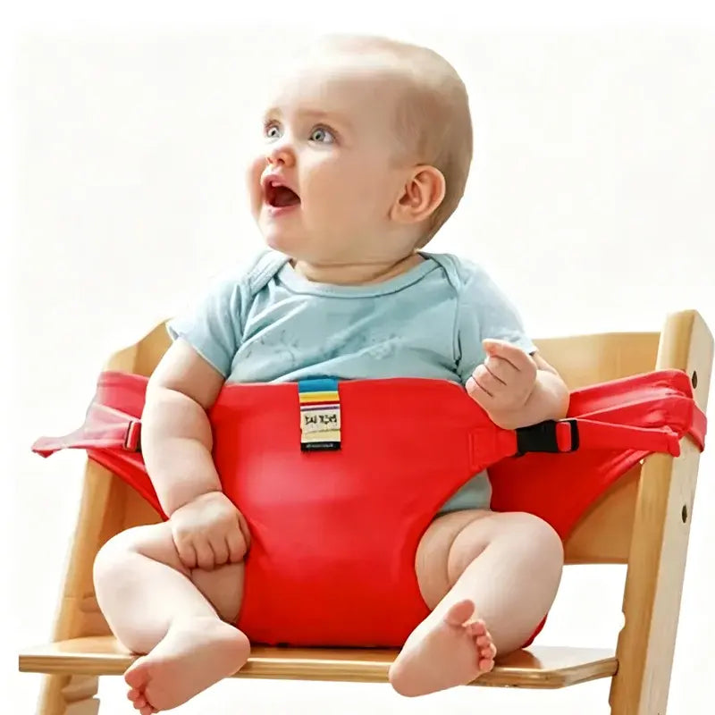 👶 Nepostrádateľný produkt na kŕmenie detí na cestách! Bezpečnostný pás pre prenosnú detskú stoličku, pripravený na použitie jedným kliknutím, s ochranou proti pádu! ✨🎒