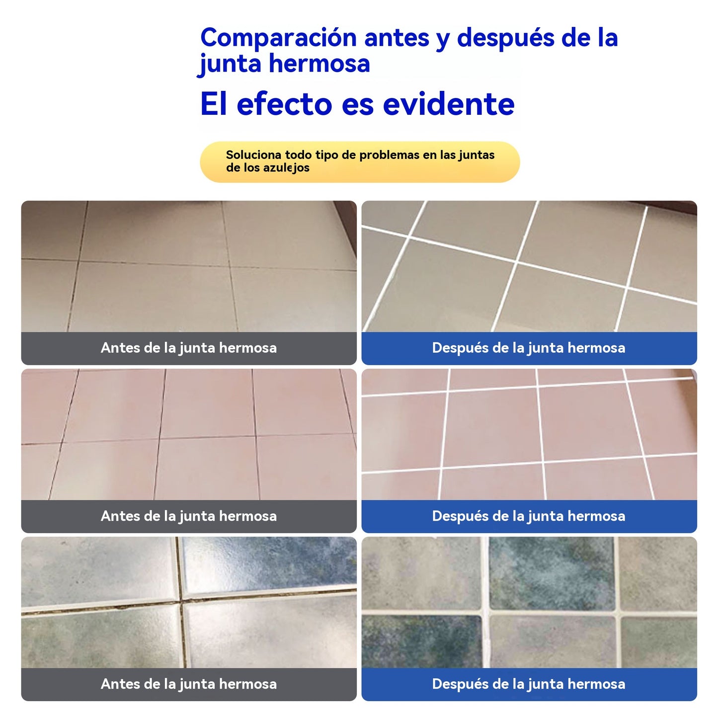 【Compra 1 y llévate 3 gratis】🔥Lápiz para lechada de baldosas de cerámica resistente al moho y al agua