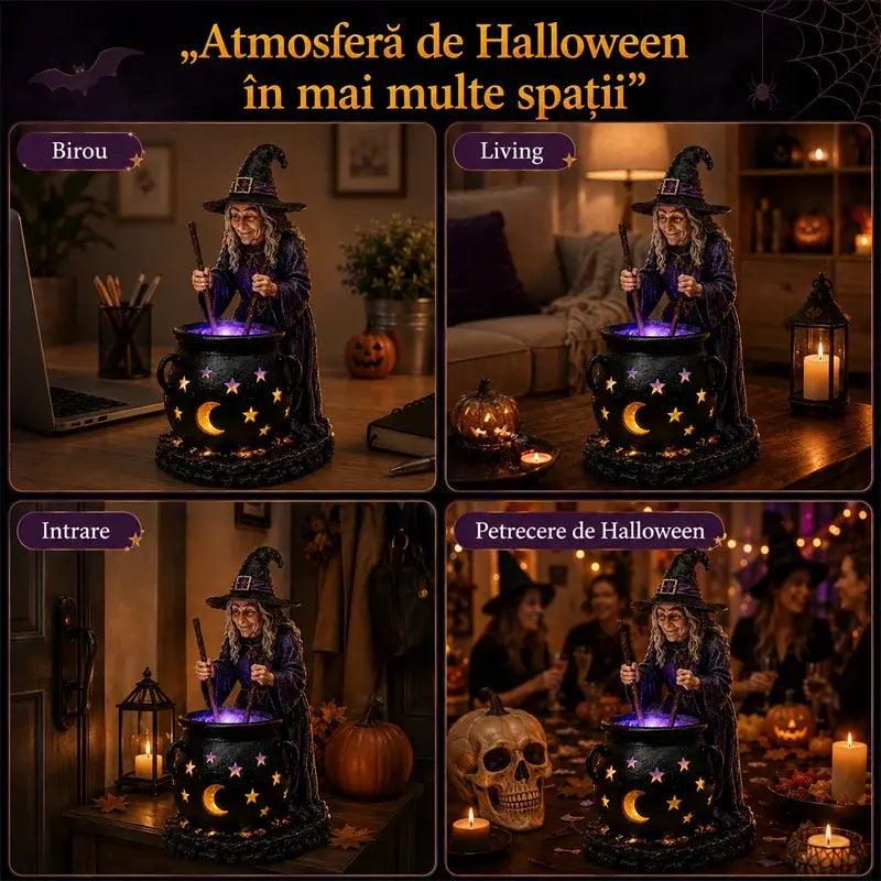🧙‍♀️🎃Socha čarodejnice z kotla na Halloween