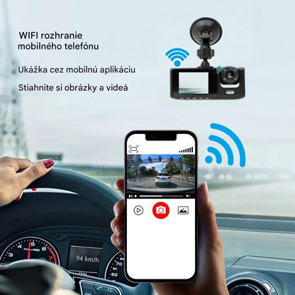 🚗HD 1080p nahrávanie z auta pomocou cúvacej kamery