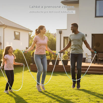 🏃🌈 LED svietiace švihadlo pre deti