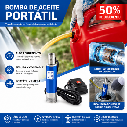 Nueva bomba de aceite con batería de litio Denaqi, 21 V, bomba de aceite y agua de doble uso, batería de litio