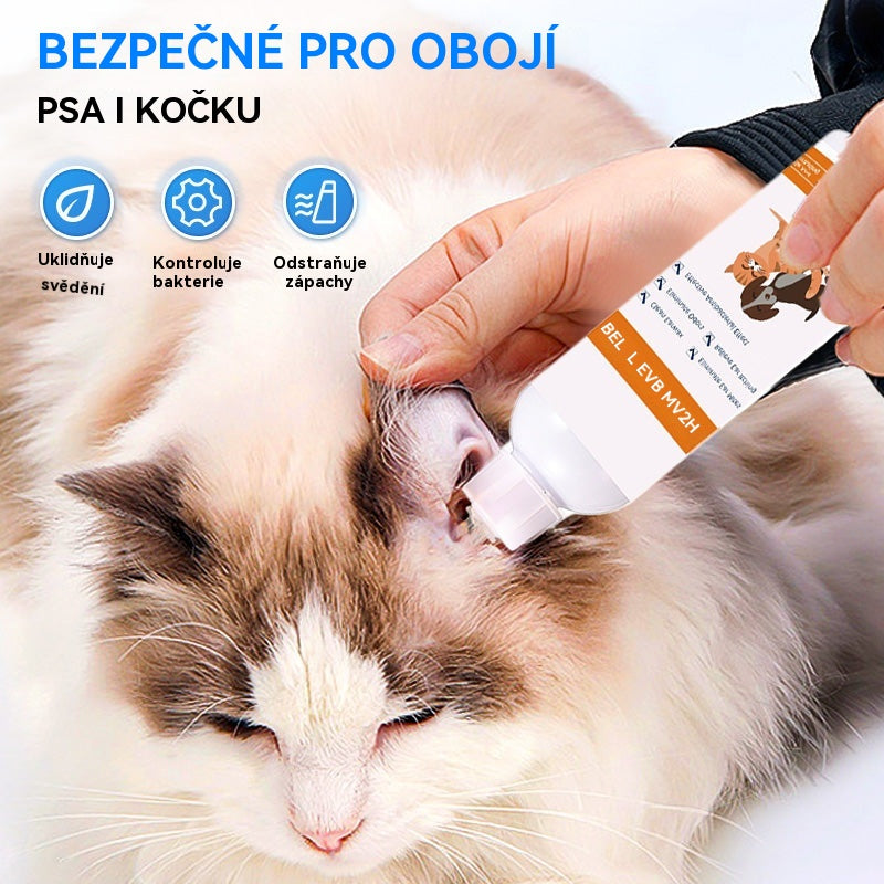 🎉【Kúpte 1 a získajte 1 zadarmo】🎉 Čistiaci roztok pre uši psov a mačiek