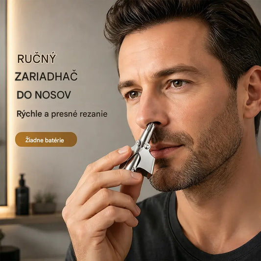 【2 položky za 21 eur】Mechanický manuálny zastrihávač chĺpkov z nosa vo vintage štýle