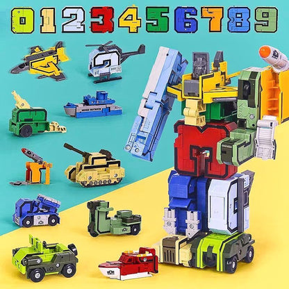 🔥🤖【Más vendido】🧒Juguete robot transformador digital para niños