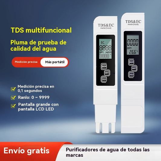 🔥 Nuevo Modelo 2025 Analizador Multifuncional de Calidad del Agua TDS