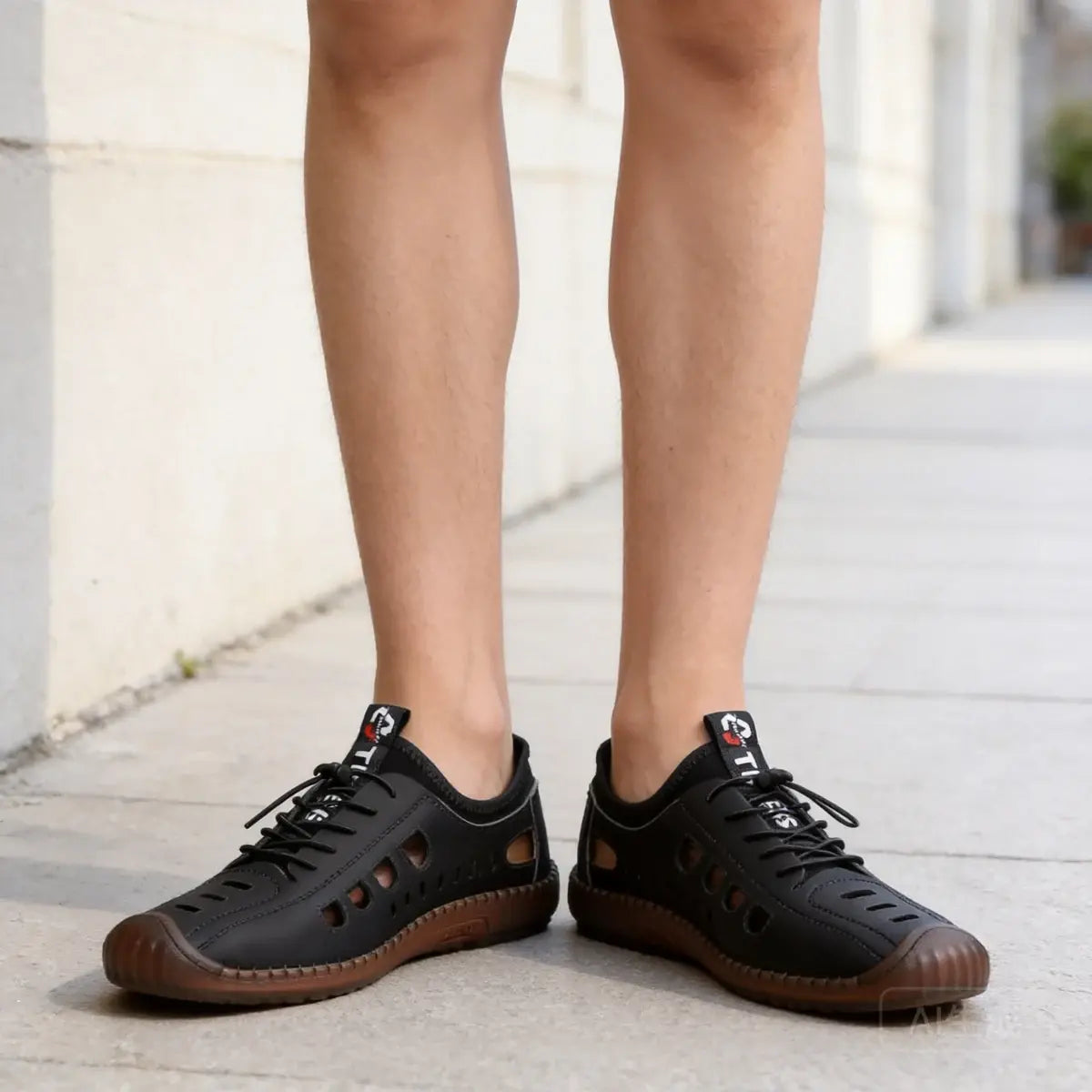 🔥✨【Tallas 39-44】Sandalias de hombre de cuero genuino hechas a mano con diseño calado