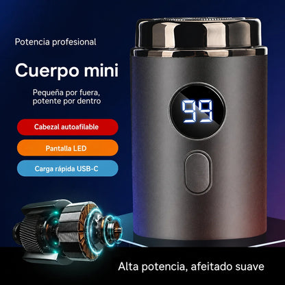 🔥Oferta estrella: 50 % de descuento🔥 Potente mini afeitadora eléctrica para hombre con pantalla digital