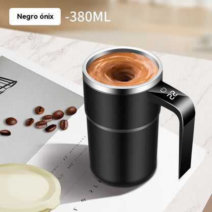 ☕❄️🌡️ Set šalica za kavu s mogućnošću ponovnog punjenja i automatskom magnetskom miješalicom 🔋⚡