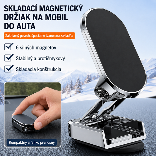 🔥🔥【Pri kúpe 1 získate 1 zadarmo】🚗Magnetická prísavka otočný skladací držiak na mobil o 360°