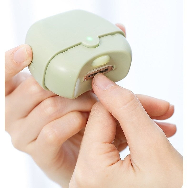 💅 ✨ Nová verze 2025! Automatický pilník na nehty – bezpečná a šetrná péče o nehty 👶🔧