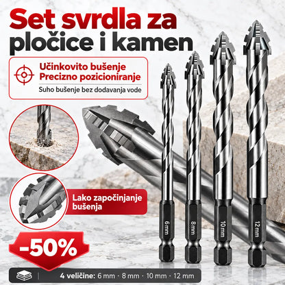 🔥Vruća ponuda 2026🔥 Set ekscentričnih svrdala s 4 žljeba za teške uvjete rada