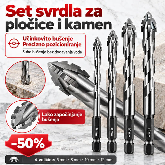 🔥Vruća ponuda 2026🔥 Set ekscentričnih svrdala s 4 žljeba za teške uvjete rada