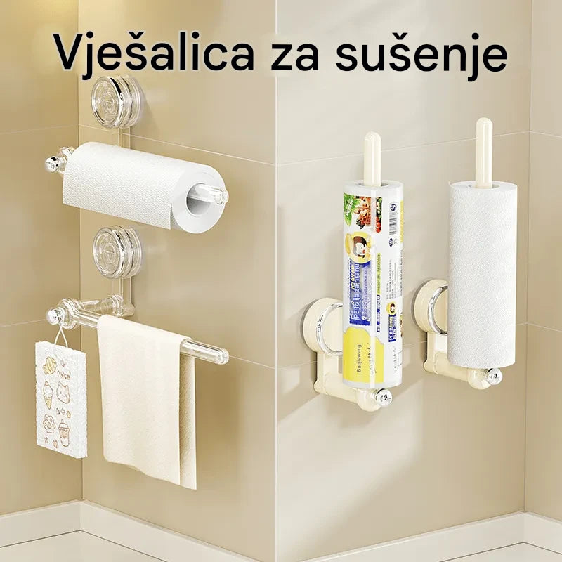 【Kupi 1, dobi 1 gratis】Višenamjenska šipka za vješanje s vakuumskom čašicom