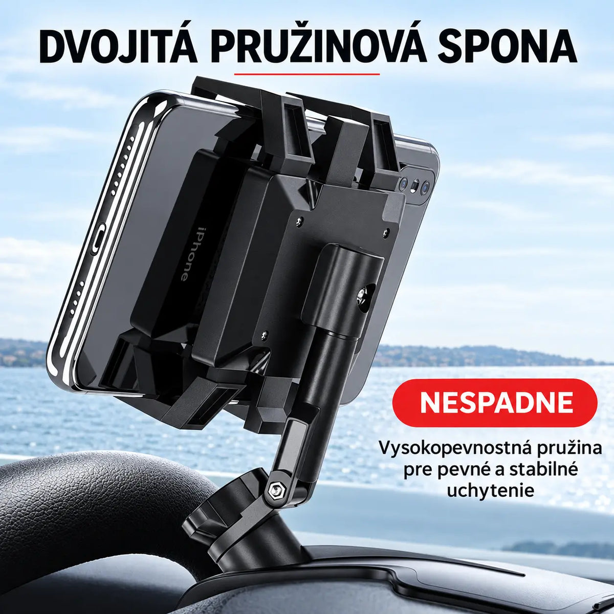 【Kúpte jeden, druhý dostanete zadarmo】360° otočný držiak na telefón do auta