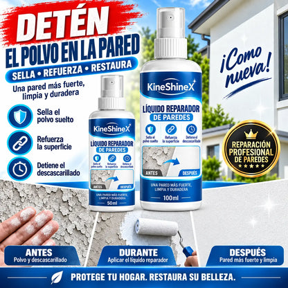 🏆💥Agente líquido reparador y endurecedor de paredes: combina funciones de relleno, sellado y refuerzo en un solo producto.