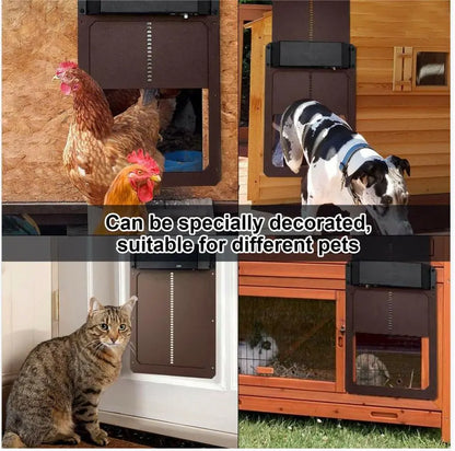 Ограничена оферта във времето!🔥Автоматична врата за кокошарник със светлинен сензор.