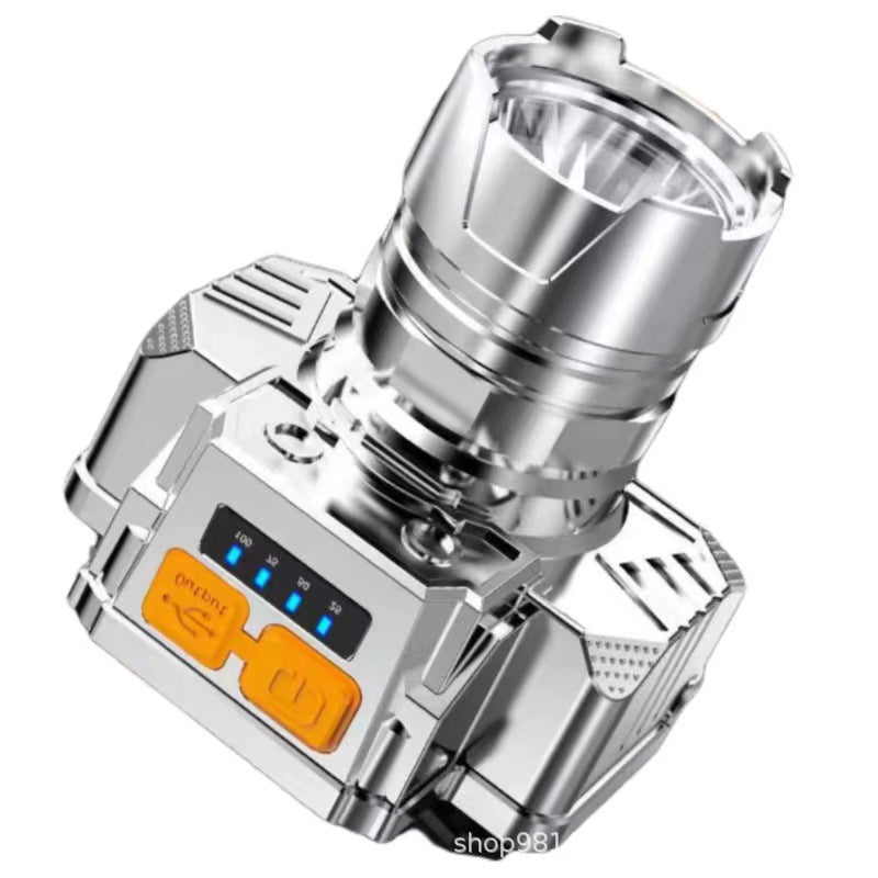 【✨Vremenski ograničena promocija】🔦Ultra svijetla svjetiljka sa senzorom na glavi, oslobađa ruke, ultra dugo vrijeme osvjetljenja