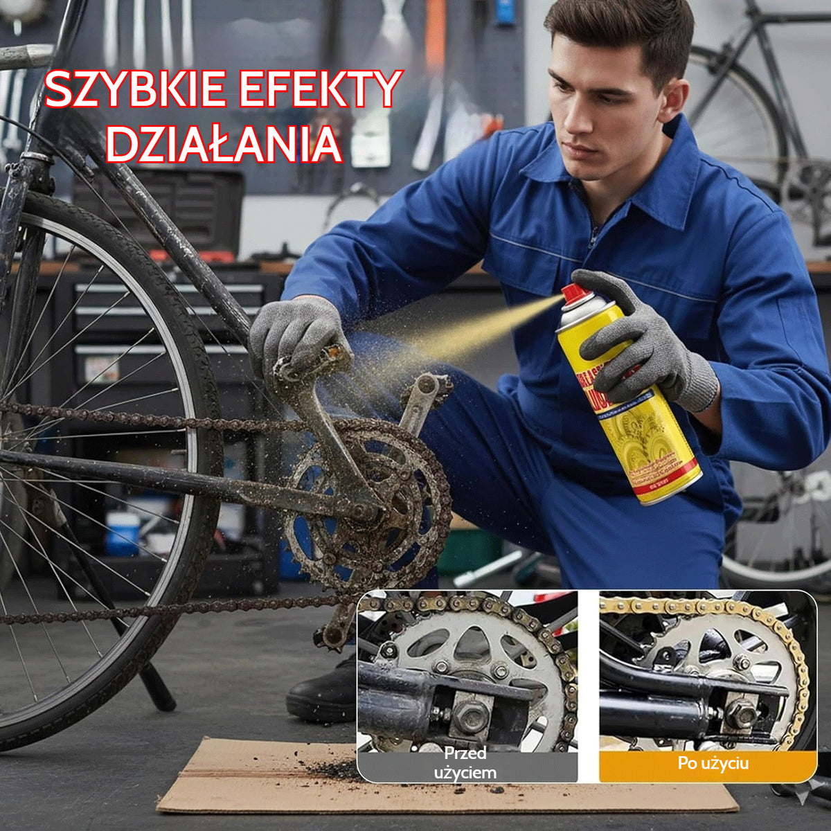 🔥【3 butelki】⚙️ Środek do usuwania rdzy / spray do usuwania rdzy