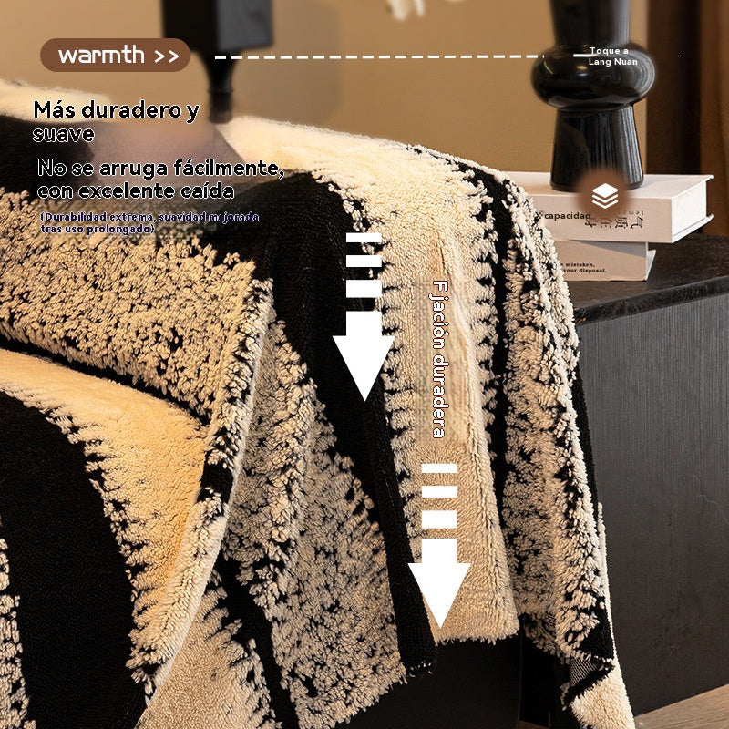 🛋️Speciální vánoční nabídka pro ranní ptáčata:🎉 Měkký, protiskluzový plyšový potah na pohovku🍂