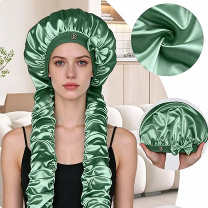 👩‍🦰Gorro rizador de satén resistente al calor