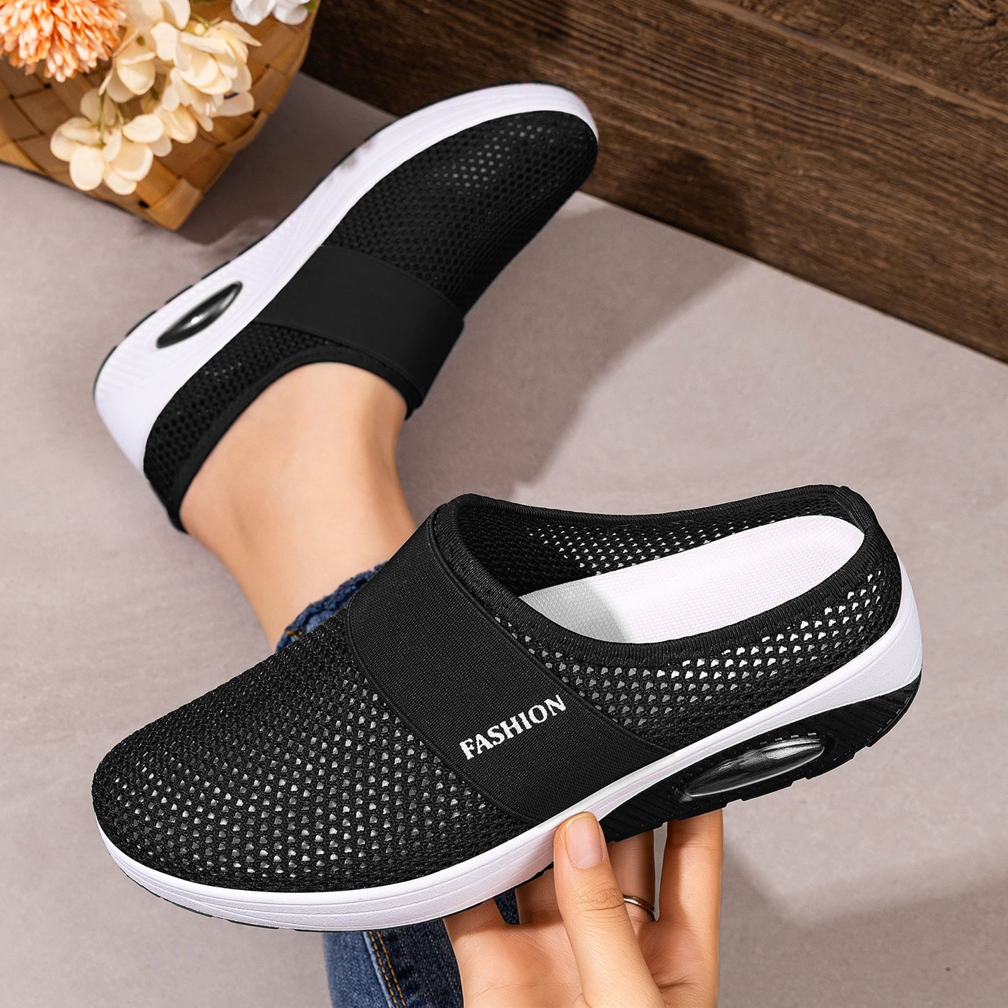 👡🛒【Precio especial de nueva llegada】【Tallas 37-42】Zapatos correctores de arco con diseño calado 2026, cómodos y sin fatiga al caminar