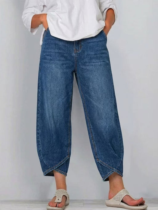 🔥 Oferta especial de novedades - Vaqueros anchos y casuales para mujer