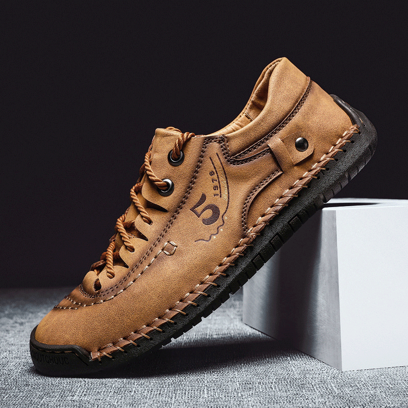 🔥 Zapatos casuales para hombre cosidos a mano | Primavera 2026 | Cómodos para caminar