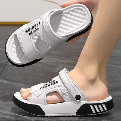 【50% off】Nuevas chanclas y sandalias para hombre 2026, casuales para exterior, suela blanda, resistentes al desgaste, antideslizantes, tallas grandes, ideales para conducir