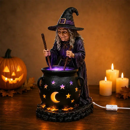 🧙‍♀️🎃Socha čarodejnice z kotla na Halloween