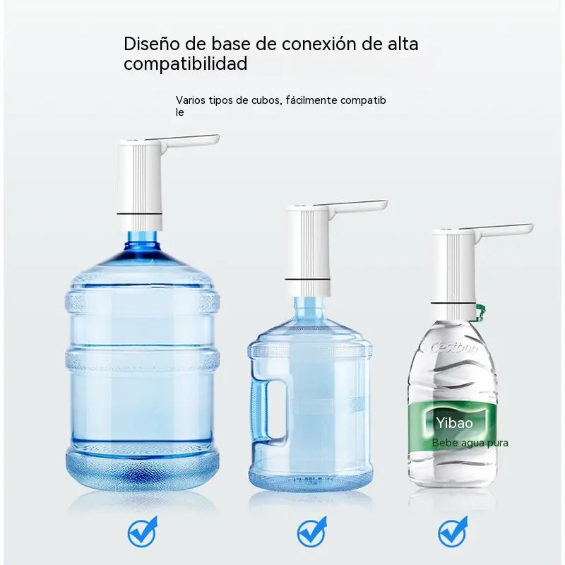 💧⚡Bomba de agua eléctrica autocebante para agua embotellada, con 3 ajustes de temporizador regulables.