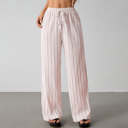 😍💕50% de descuento💕【XS-2XL】Pantalones casuales para mujer de algodón y lino ✅️Pago contra entrega