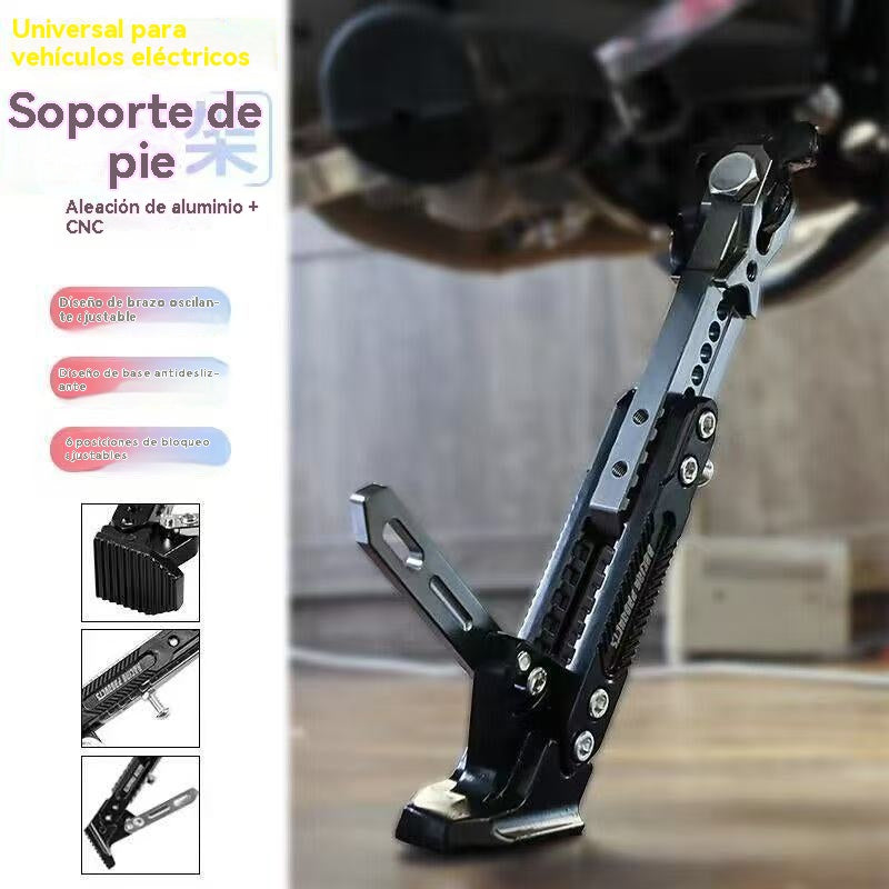 👍👍Caballete lateral ajustable para coches y motos eléctricas 【Tipo universal, apto para todos los modelos】