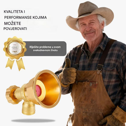 💦🔥Posebna vremenski ograničena ponuda🔥Mjedena poljoprivredna mlaznica za prskanje s podesivom mlaznicom 🌾