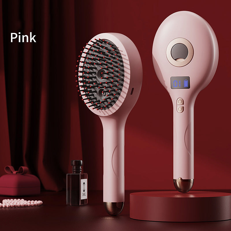 💆‍♀️ Peine de masaje con spray para cuero cabelludo, cepillo de vibración para peinado y cuidado del cabello en casa