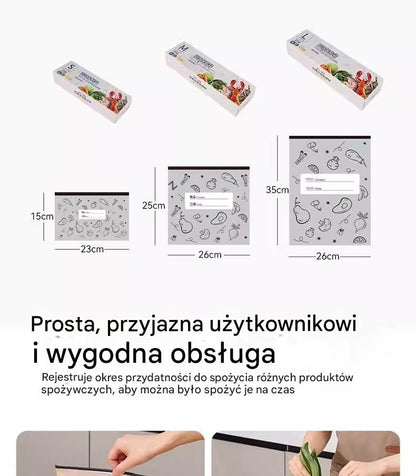 🔥🔥Łącznie 120 antybakteryjnych aluminiowych woreczków, bardzo łatwe w użyciu, do zachowania świeżości