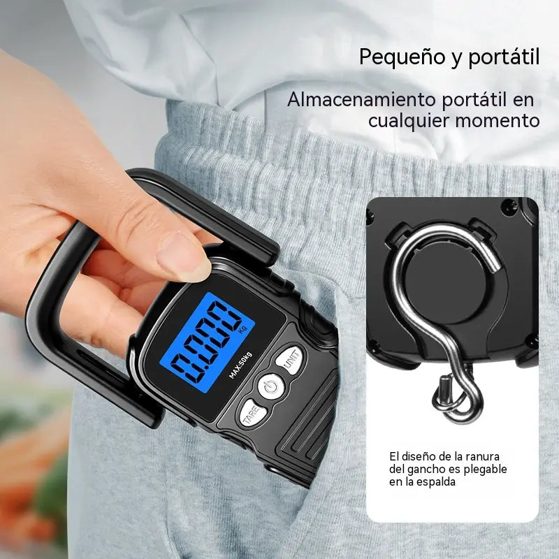 🔥 Mini báscula electrónica portátil de 50 kg 😆