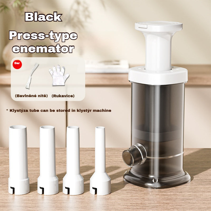 🌭 【Nový model 2025】Domácí ruční plnička klobás – snadná obsluha, šetří námahu, plnění za sekundu!