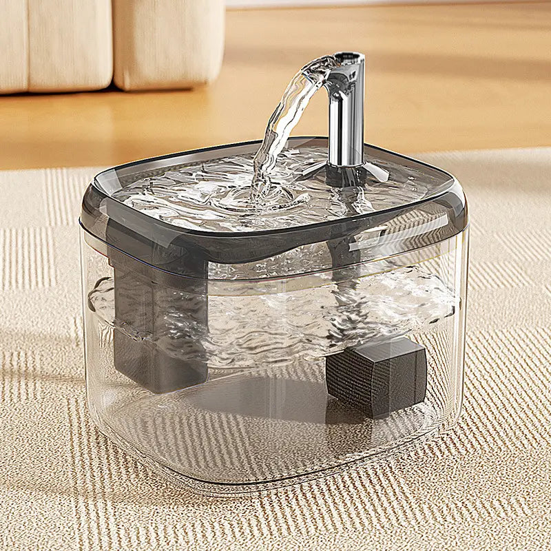 Dispensador de agua para mascotas ilent con cuenco de PET apto para alimentos 🐾 Agua fresca, fluida y perfecta para bebedores exigentes ✨