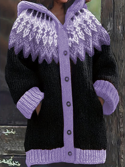 【Novinka 2025 | S~5XL】✨Elegantná a farebná retro bunda s kapucňou